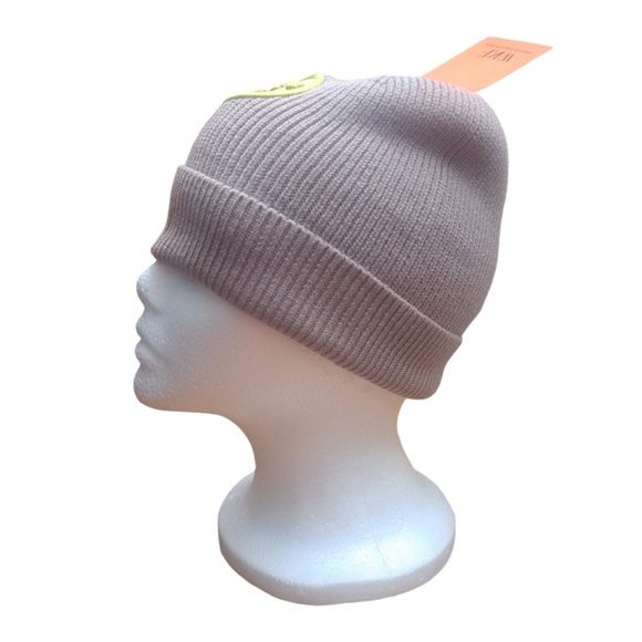 NWT Knit Beanie Tan Unisex One Size Poly Blend Soft Warm Stocking Stuffer - Picture 3 of 9